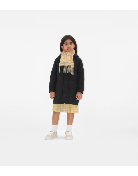 Check Cashmere Scarf