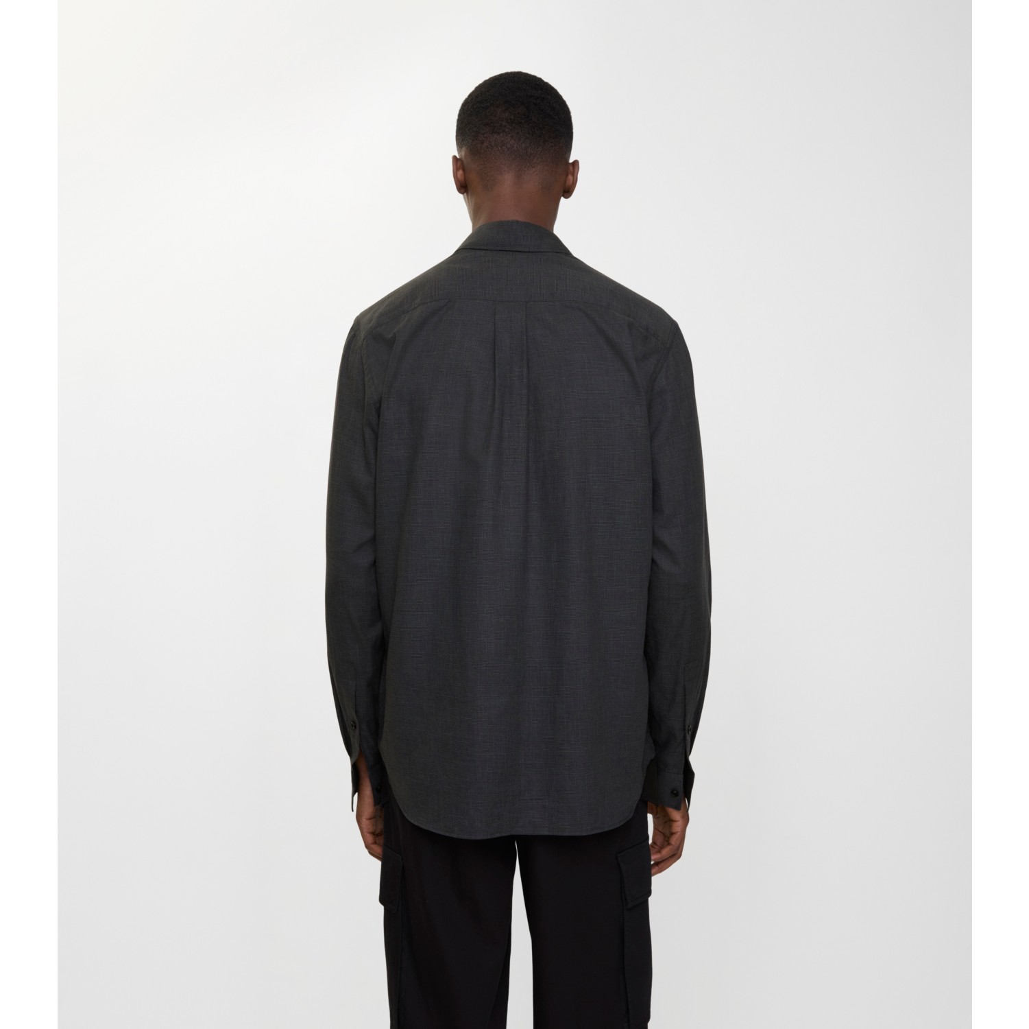 Relaxed Fit Check Cotton Shirt