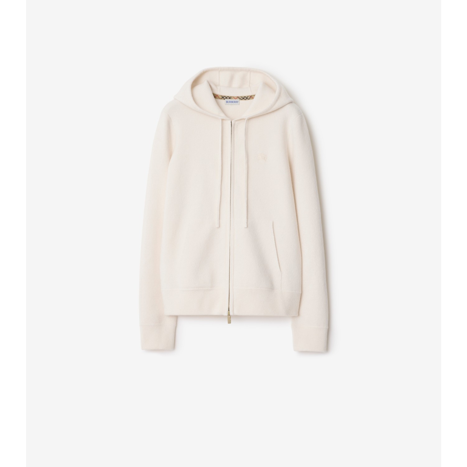 Cashmere Blend Zip Hoodie