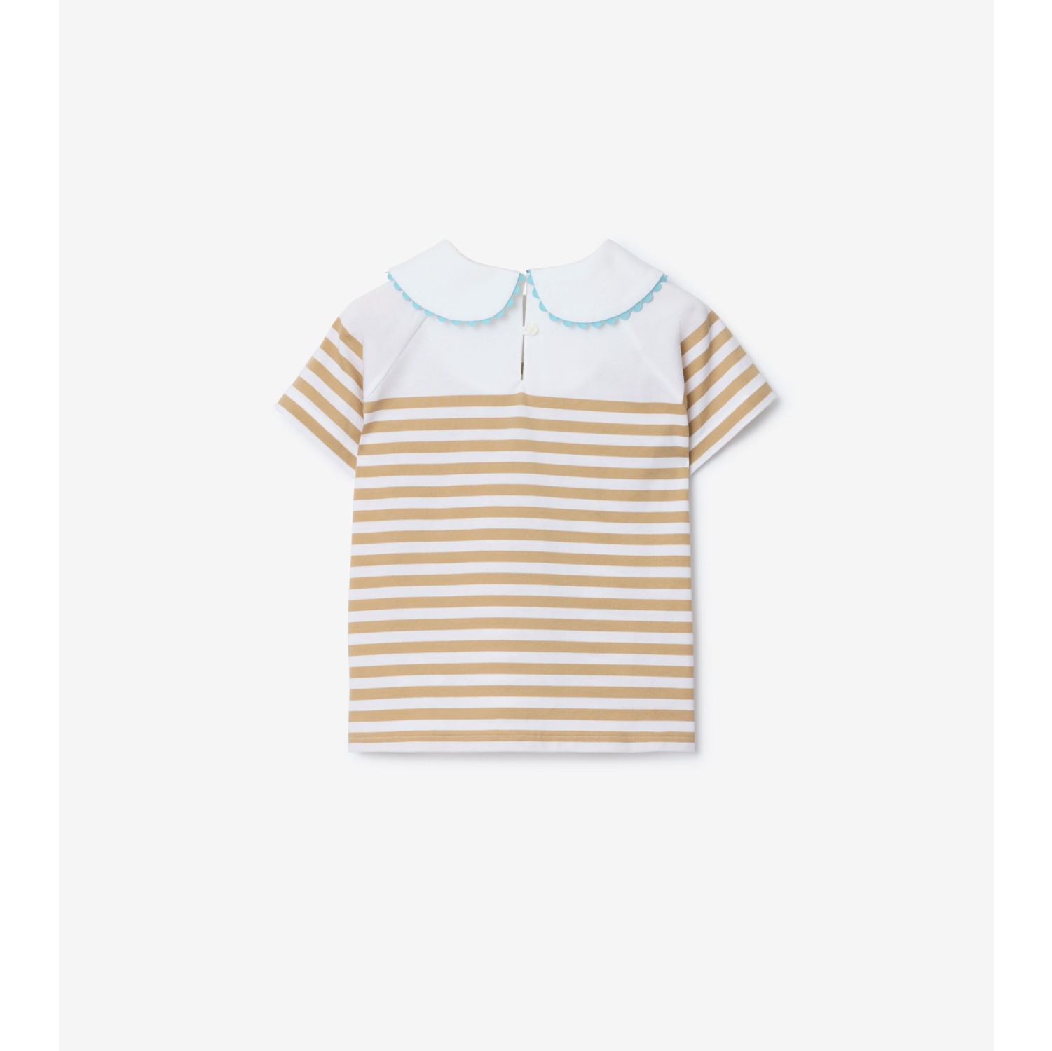 Logo Stripe Cotton T-shirt