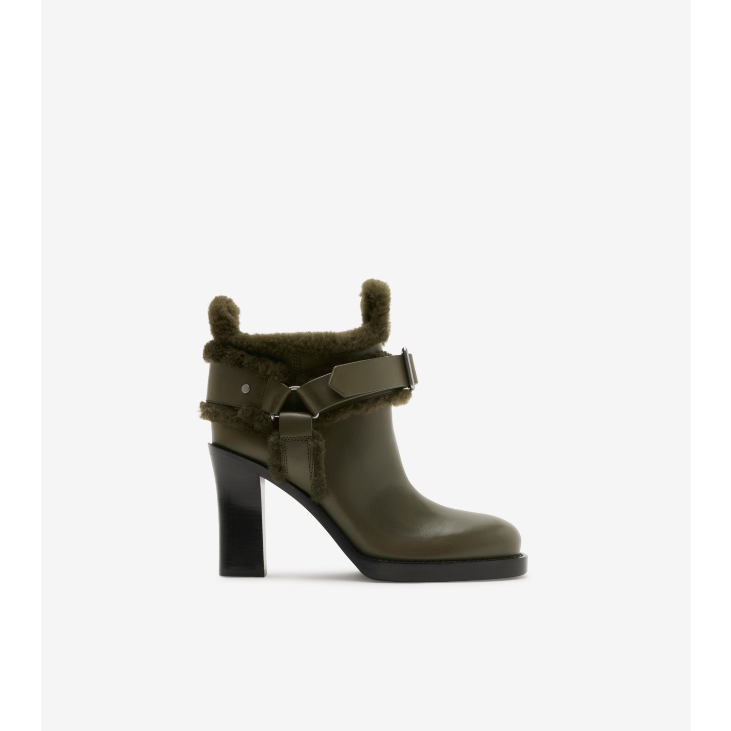 Bottines Cosy Stirrup en cuir et shearling