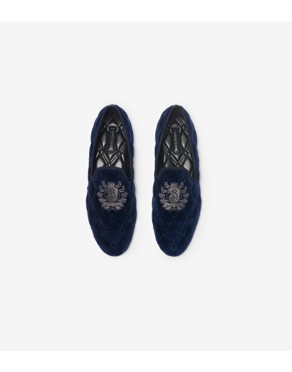 Quilted Velvet Estate Slippers