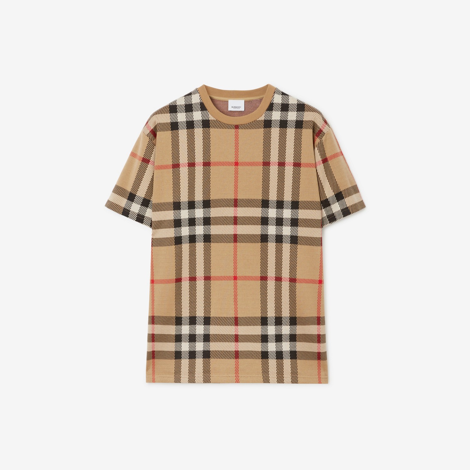 T-shirt in cotone Check