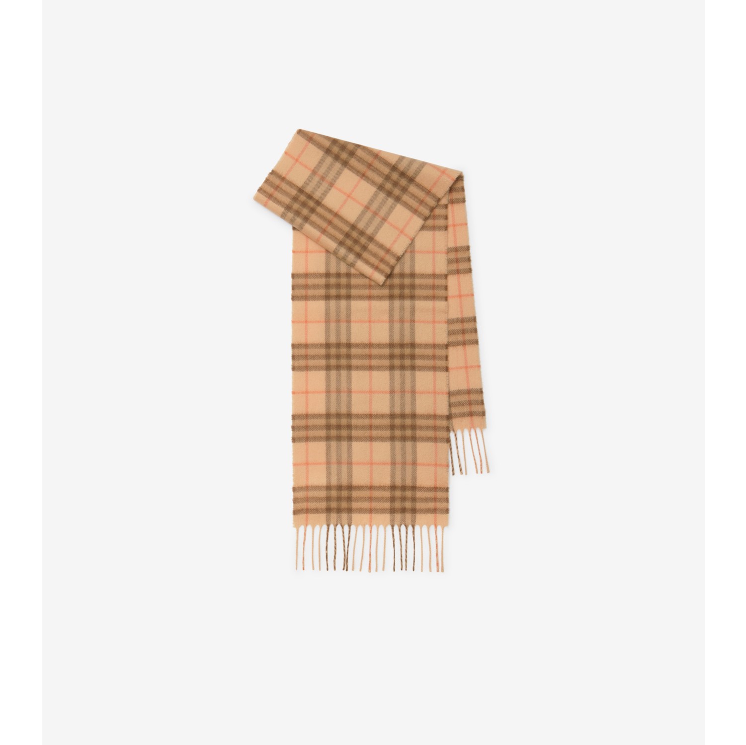 Check Cashmere Scarf