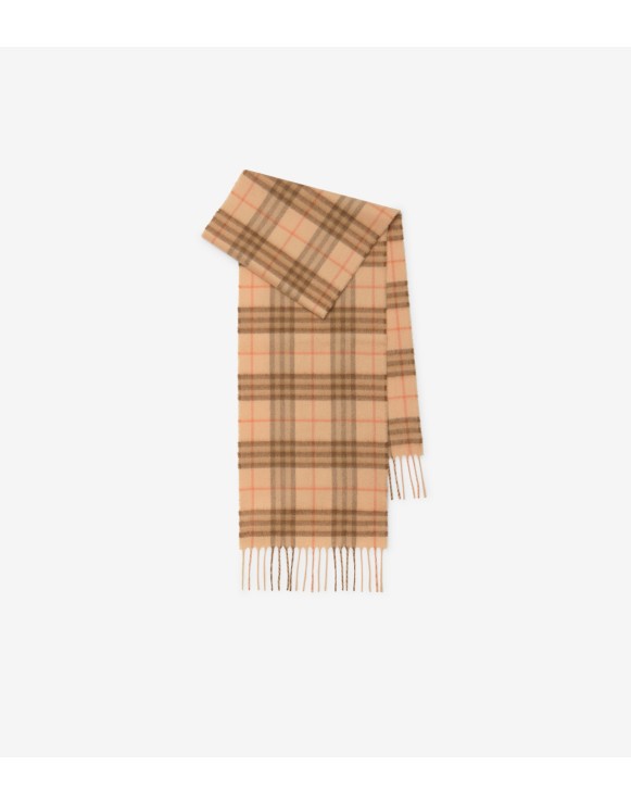 Check Cashmere Scarf