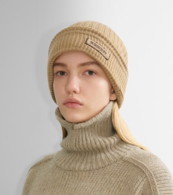 ニットキャップ・ビーニー Burberry Beanie - Burberry - Wool - Beige (8078806 HUNTER) BURBERRY beanie hat knit hat knit cap Knit hat wool Beige | eBay