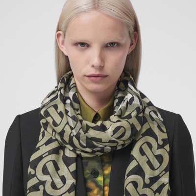 burberry leopard scarf