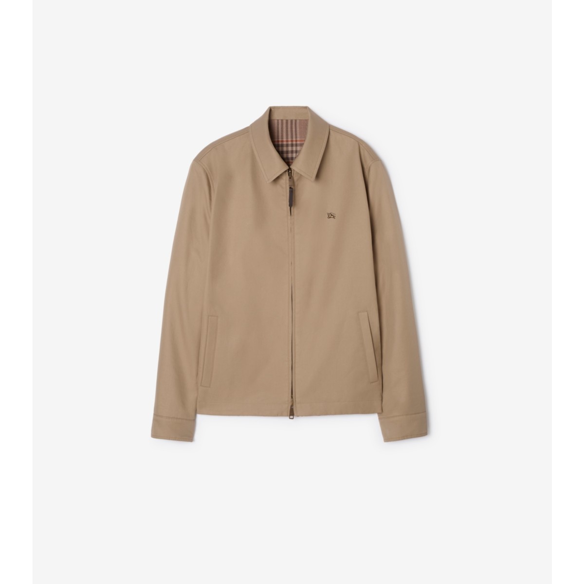  Check Reversible Tropical Gabardine Bloomsbury Harrington Jacket