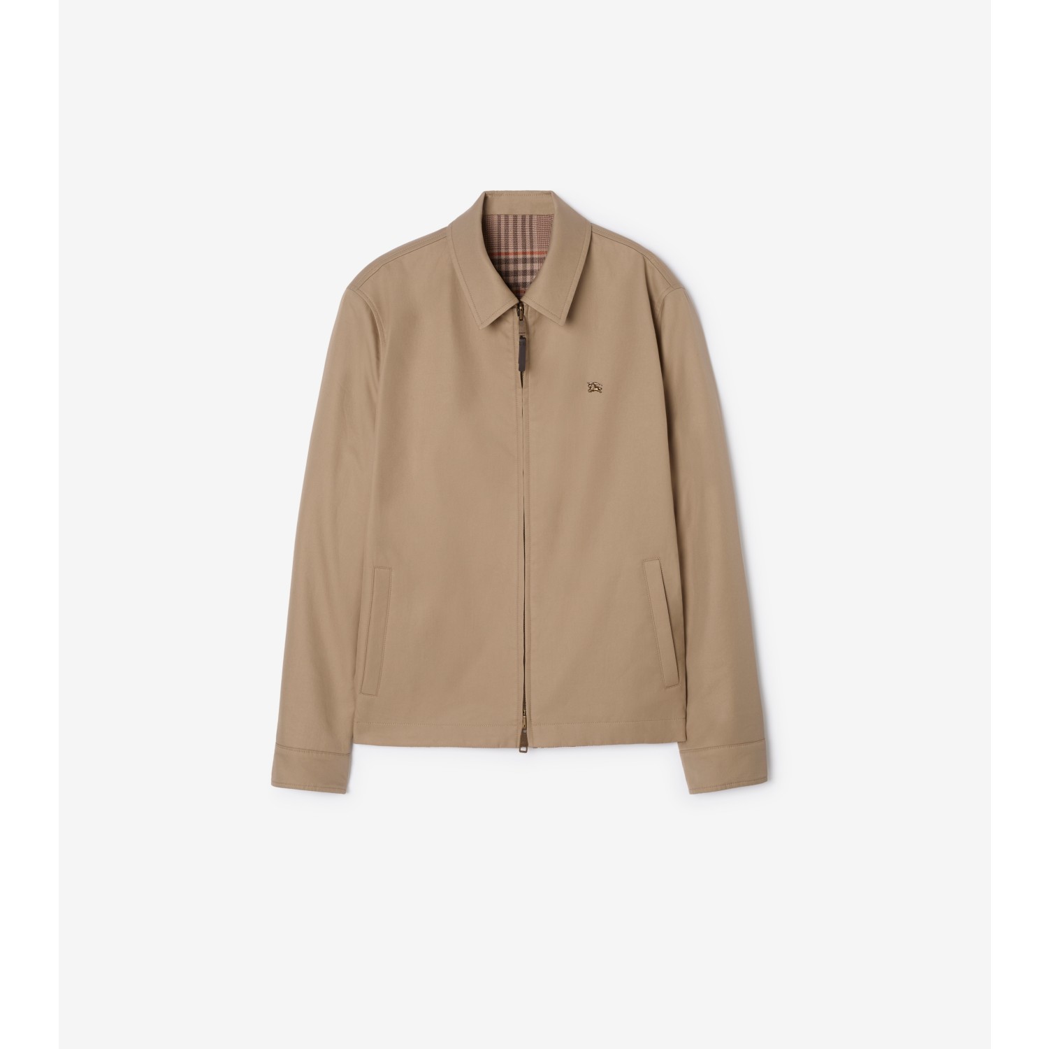 Reversible Tropical Gabardine Bloomsbury Harrington Jacket