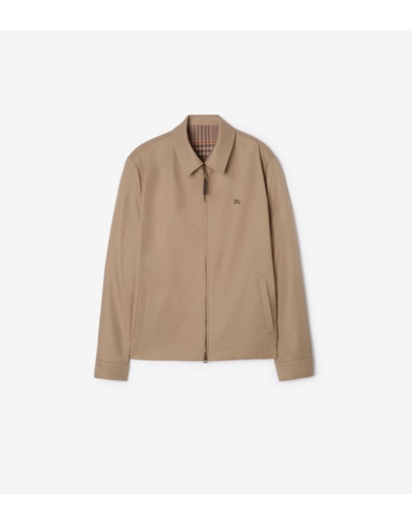 Reversible Tropical Gabardine Bloomsbury Harrington Jacket