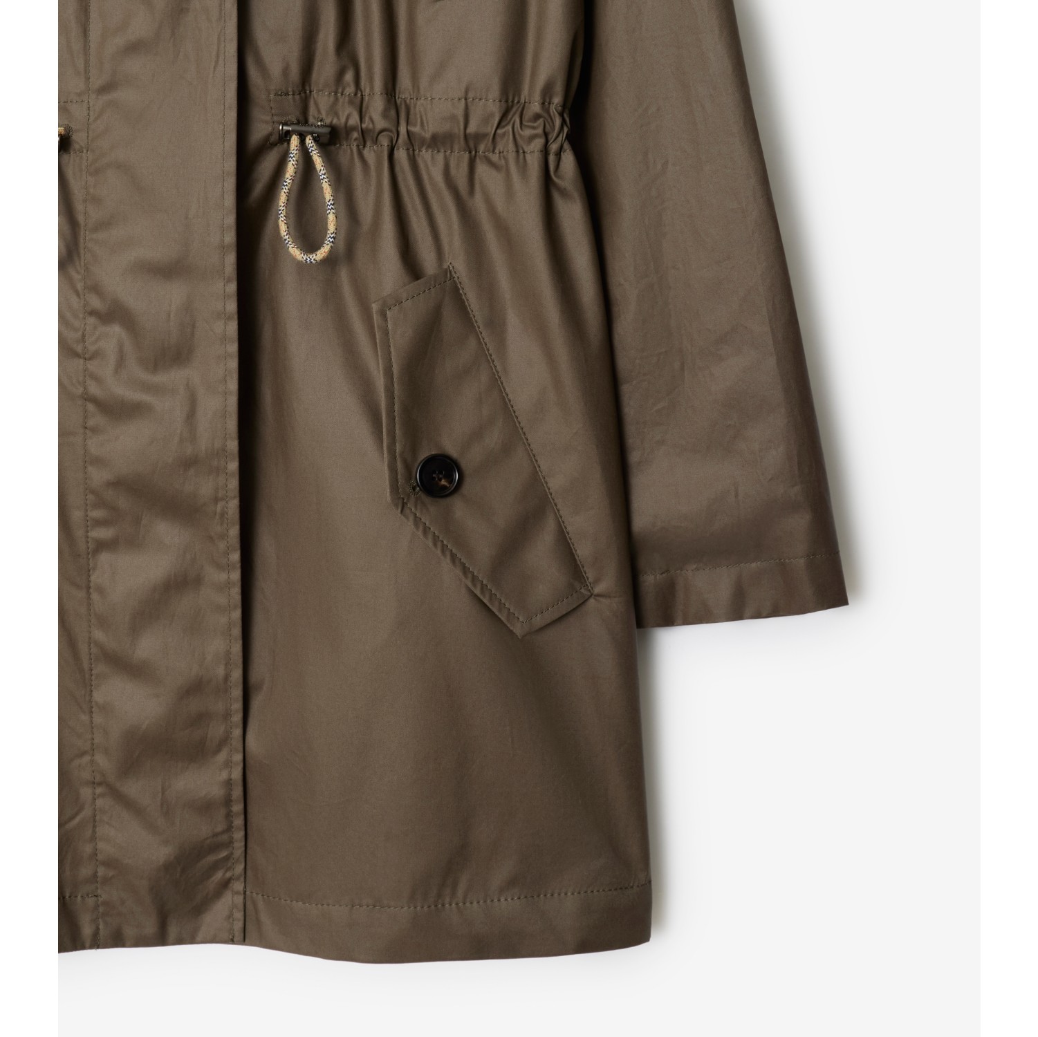 Coated Gabardine Parka