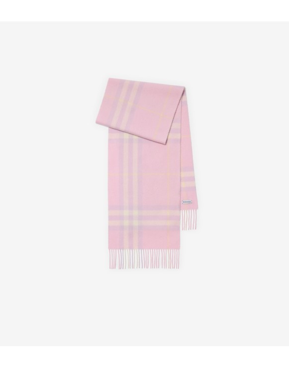 Check Cashmere Scarf