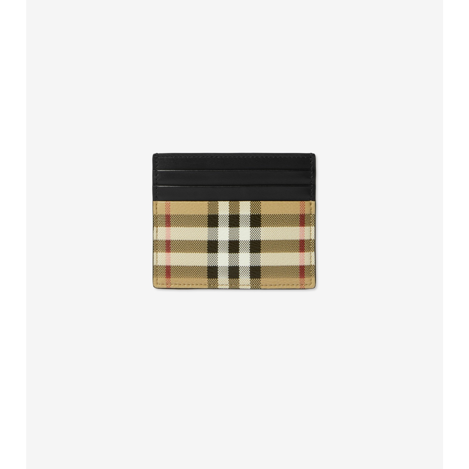 Tall Check Card Case