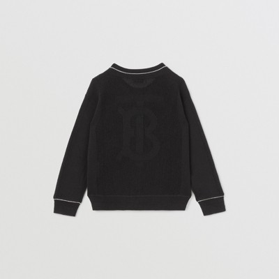 black burberry jumper