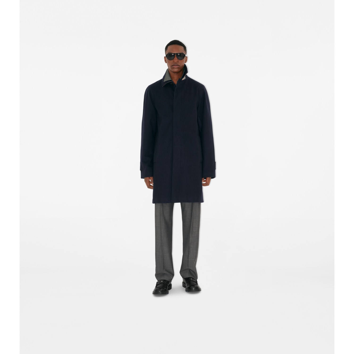 Mid-length Cashmere Car Coat - thumbnail 2