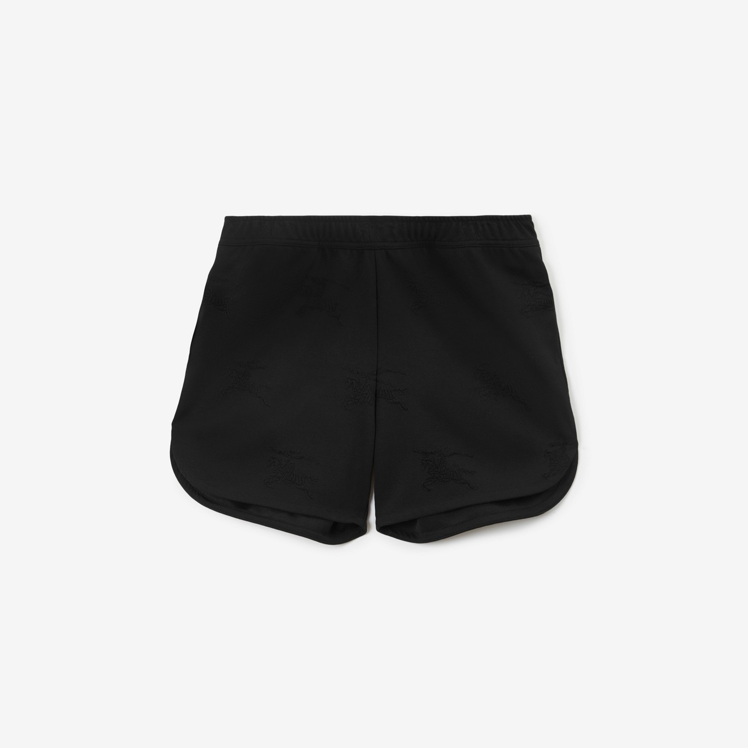 EKD Technical Cotton Jacquard Shorts in Black - Men | Burberry® Official
