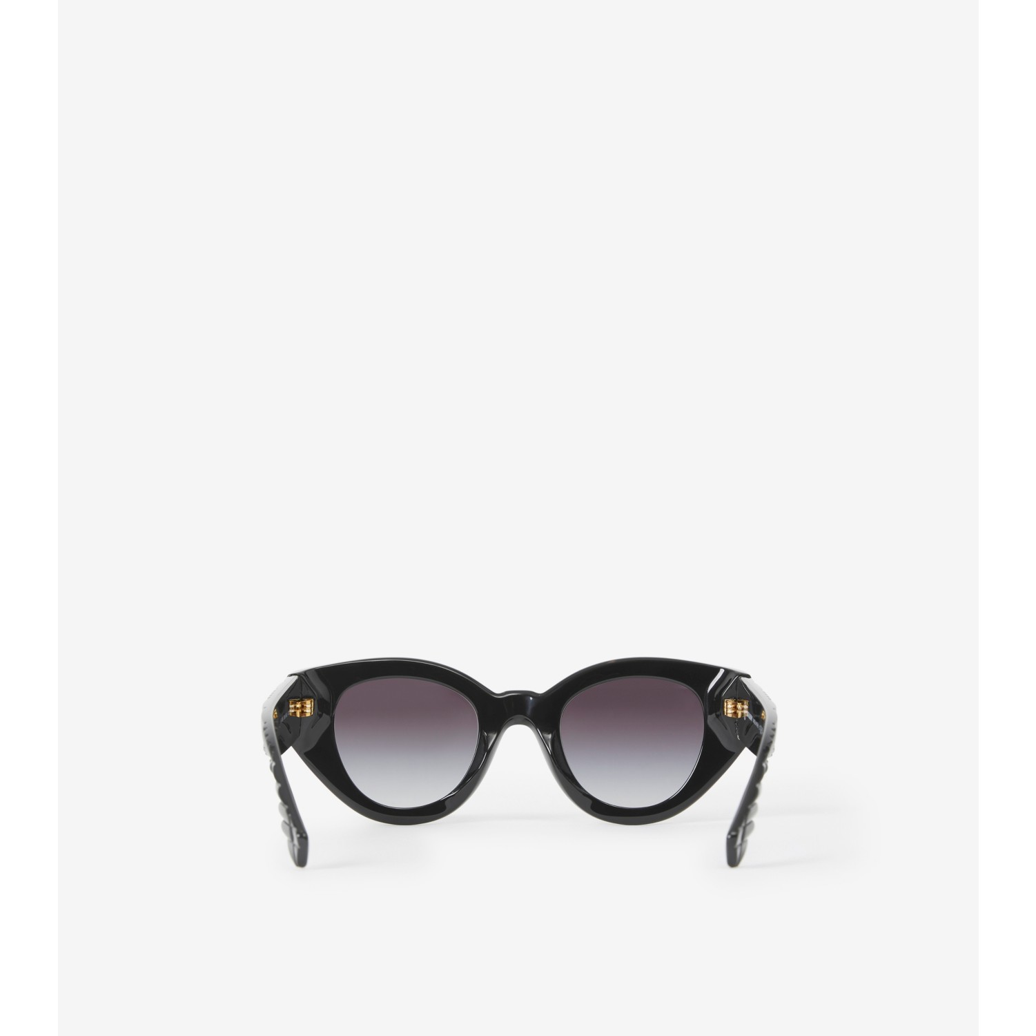 Gucci Women's Cat Eye Acetate Frames with Charm Sunglasses -  Black/Gold/Grey