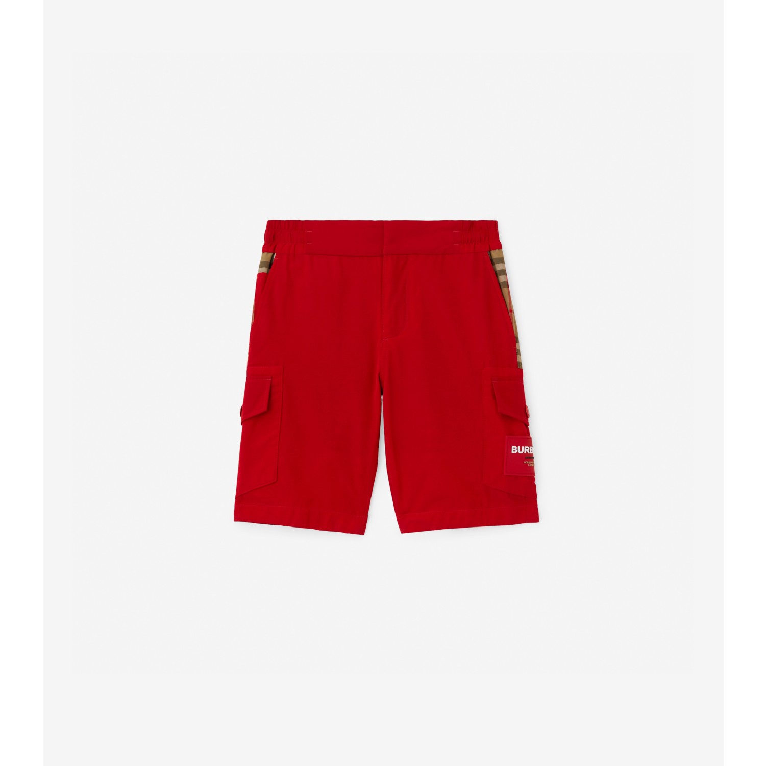 Burberry store shorts red