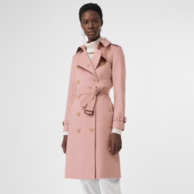 burberry pink apricot trench coat