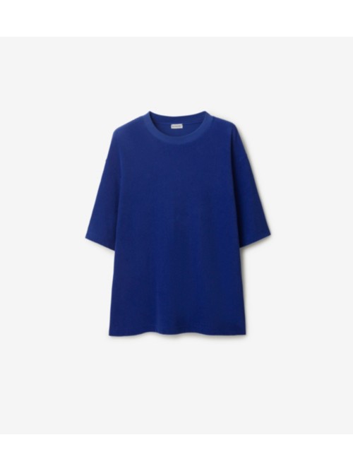Burberry Cotton Towell In Blue