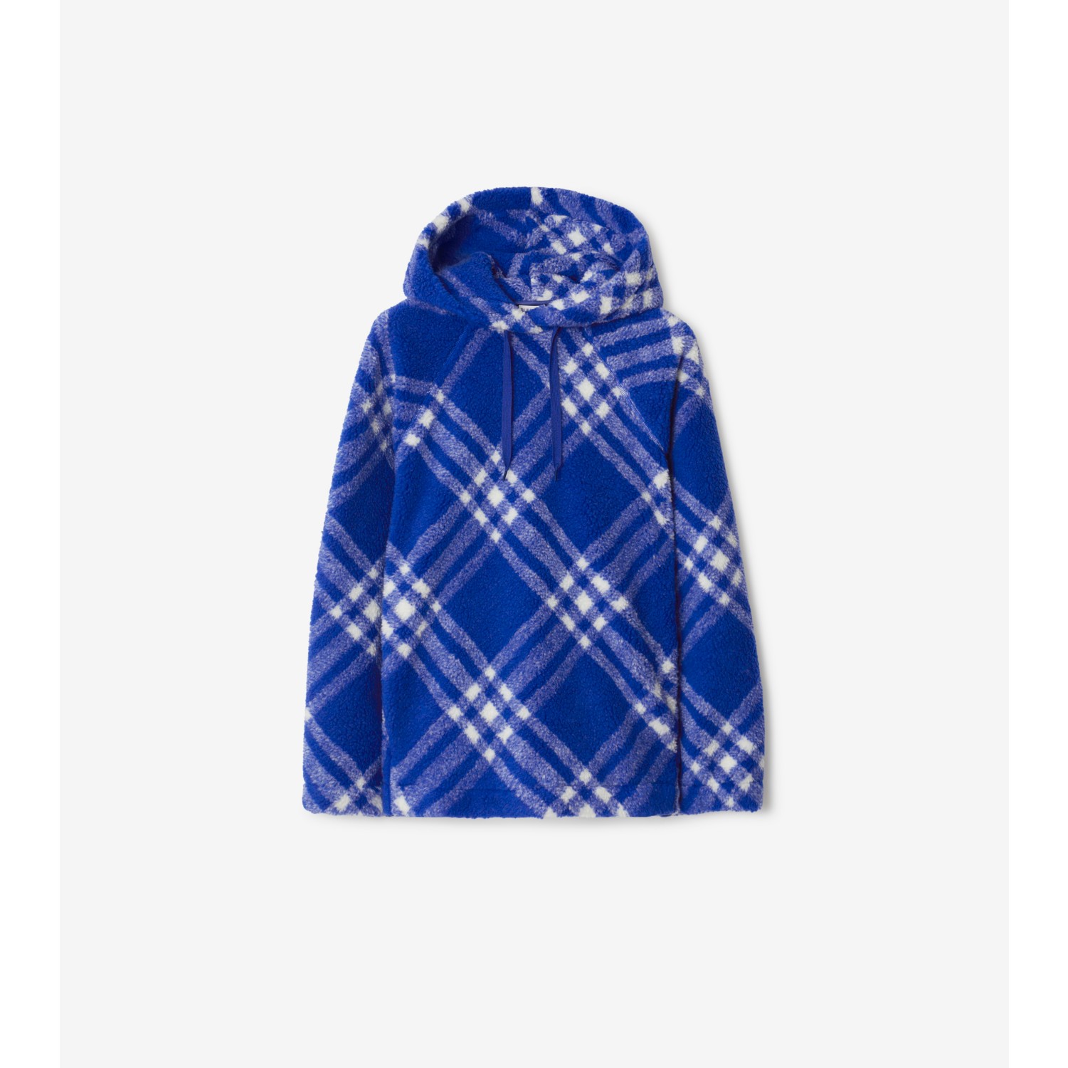 Blue store checkered hoodie