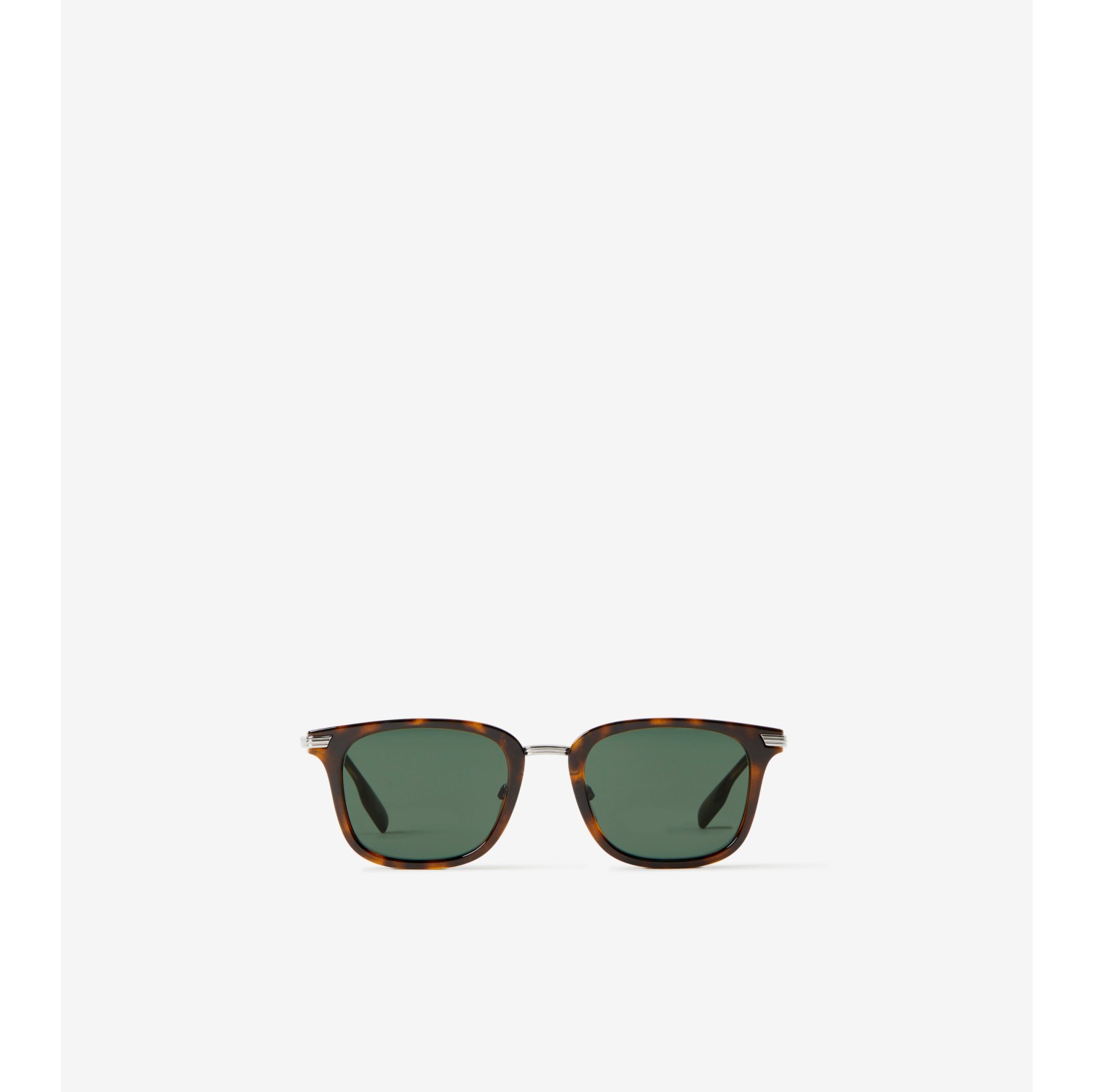 Square-frame sunglasses in blue tortoiseshell