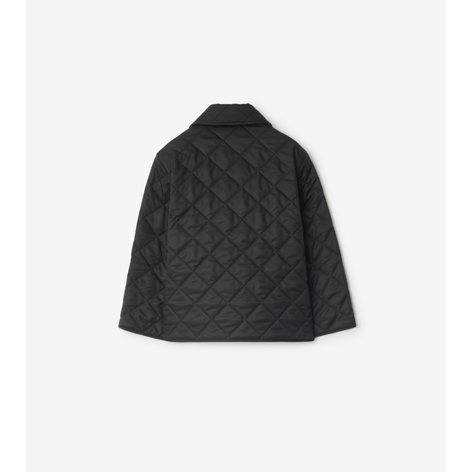 Quilted Barn Jacket in Black | Burberry® Official