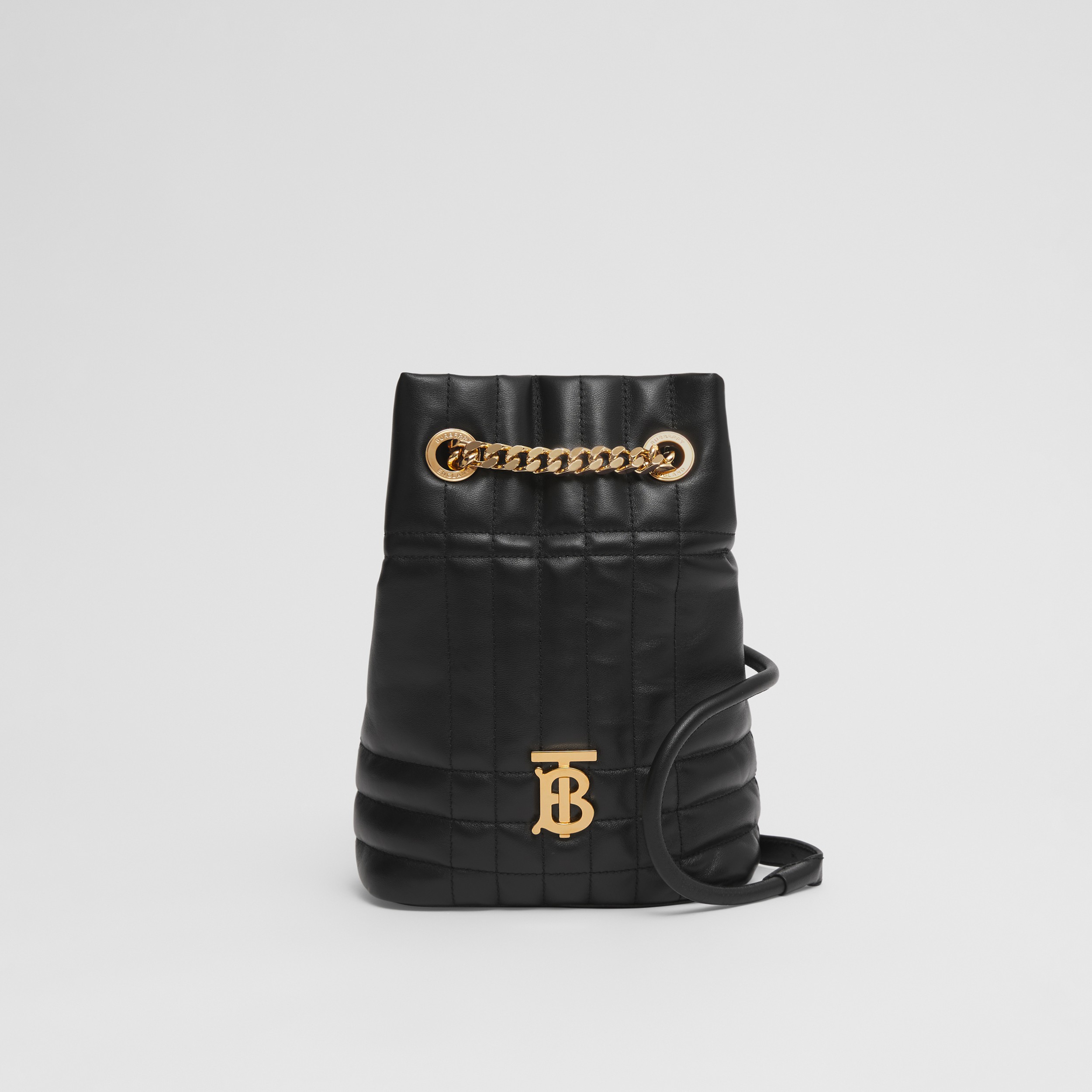 Mini Quilted Lambskin Lola Backpack in Black - Women | Burberry® Official - 1