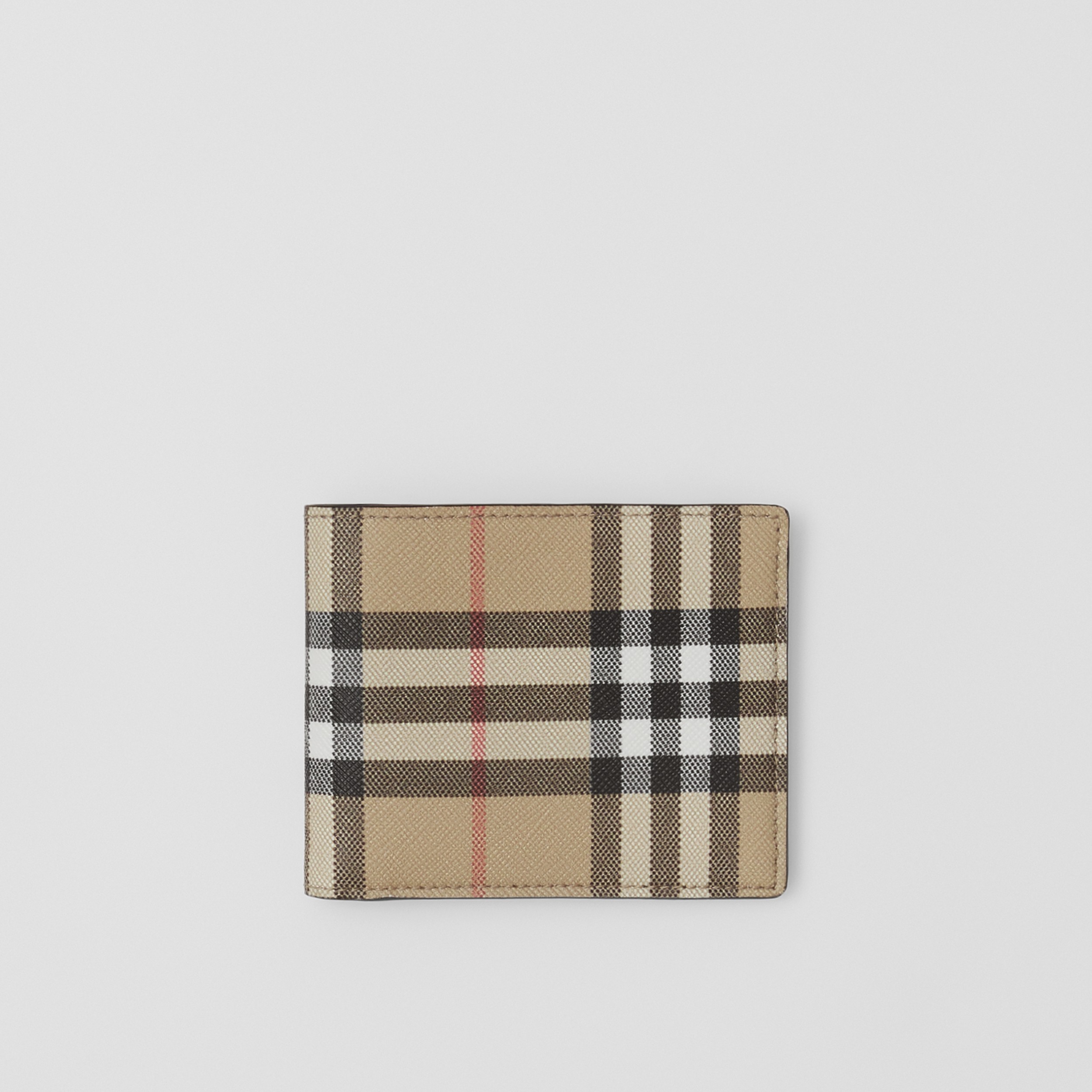 Vintage Check and Leather Slim Bifold Wallet in Archive Beige - Men |  Burberry® Official