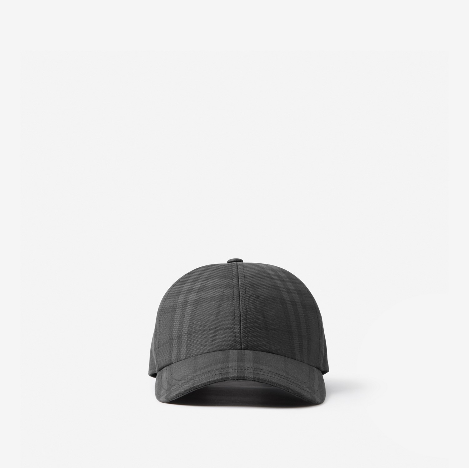 Vintage Check Cotton Baseball Cap in Charcoal | Burberry® Official
