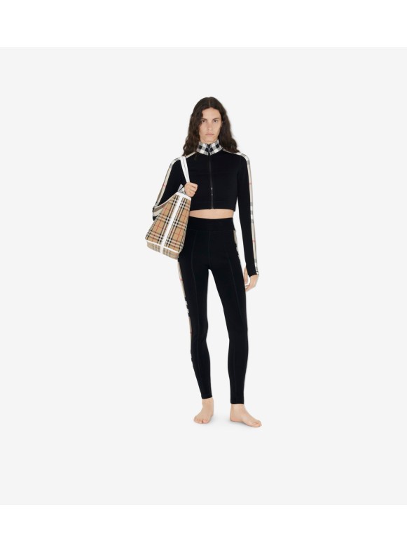 Burberry crop cheap top and leggings