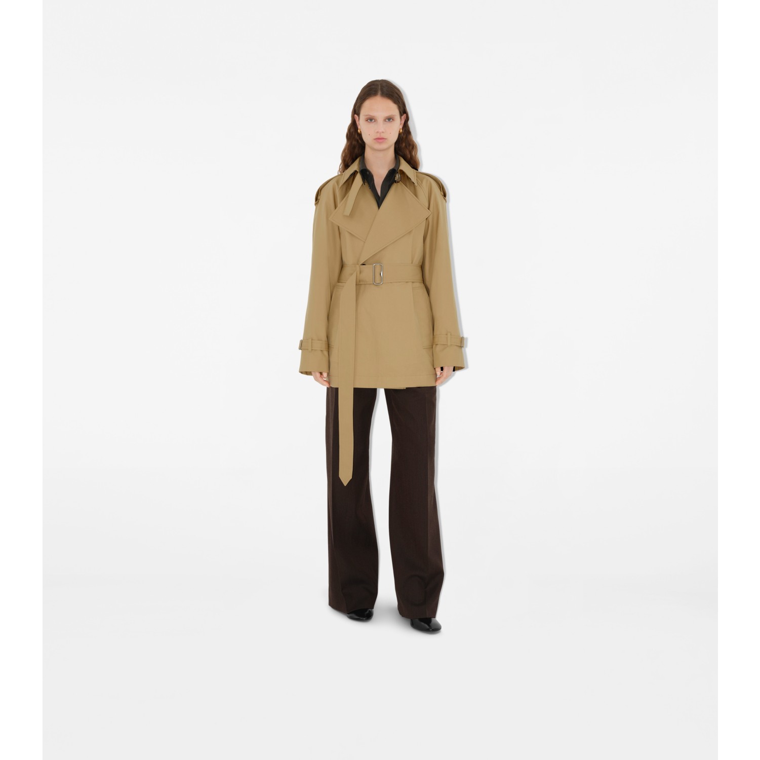 Gabardine Trench Jacket