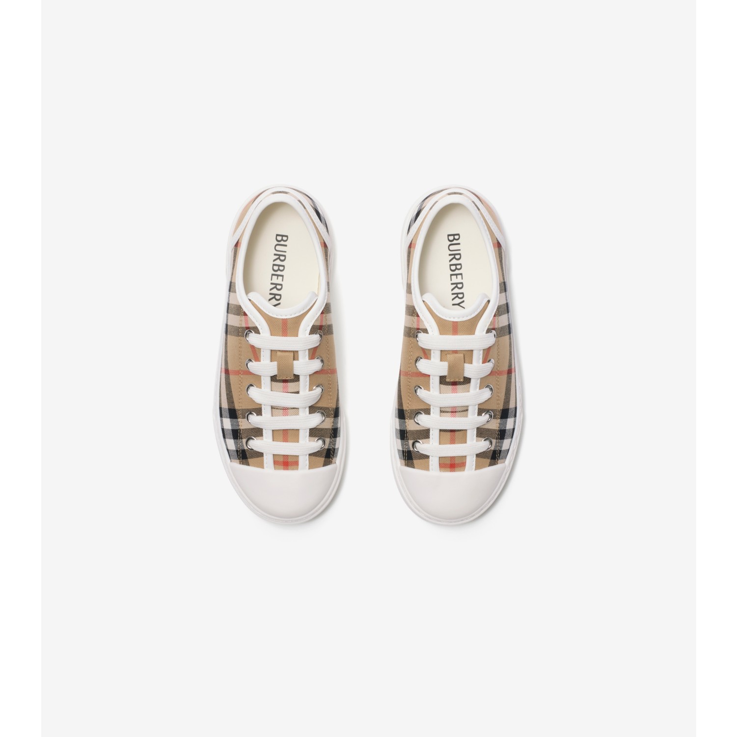 Sneakers en coton Check