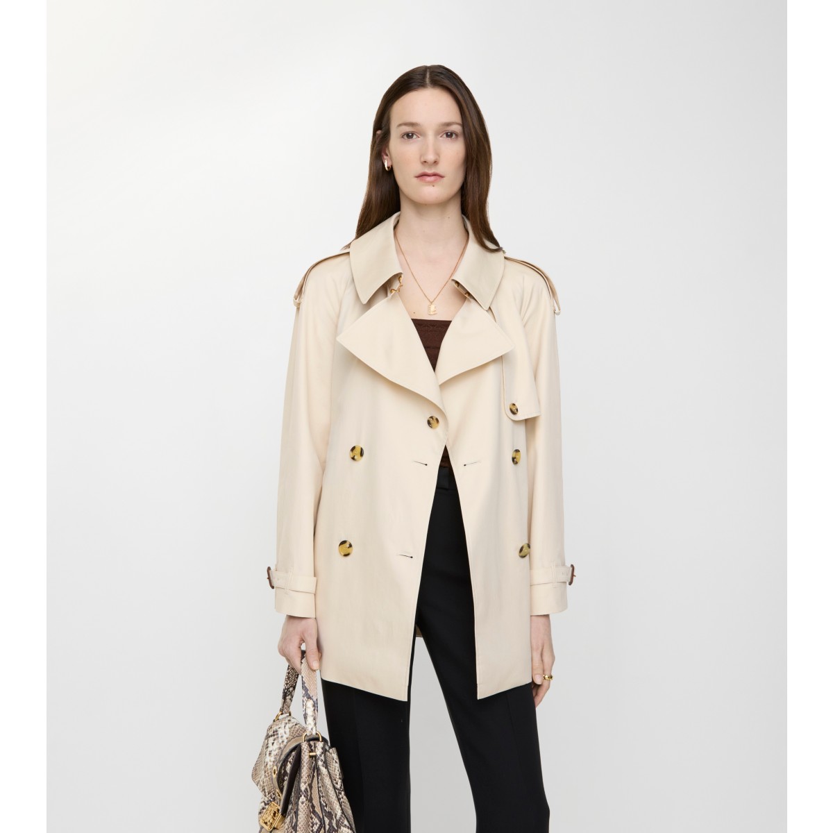  Short Tropical Gabardine Fitzrovia Trench Coat