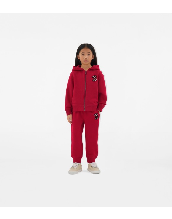 B Snake Cotton Zip Hoodie