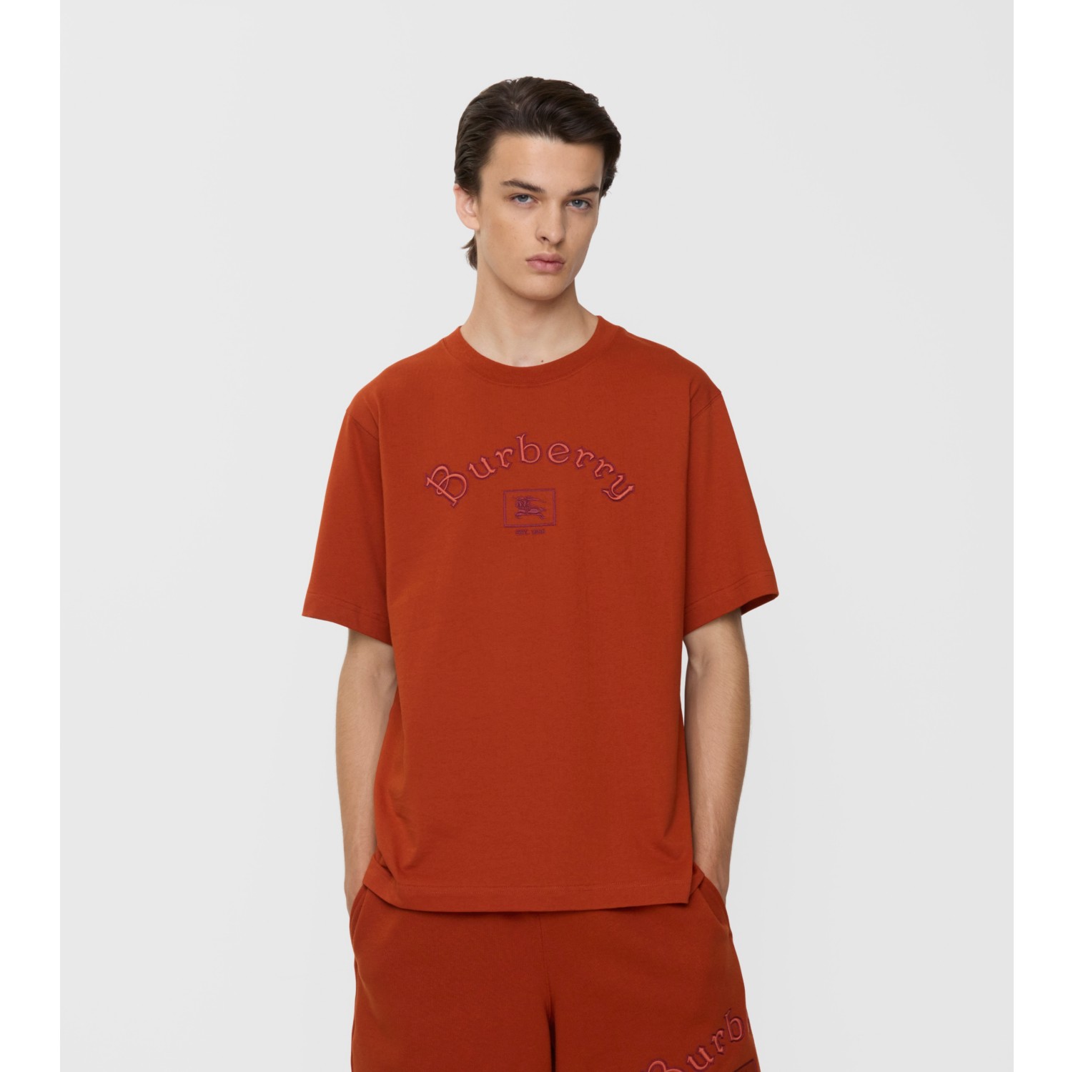 Gothic Logo Cotton T-shirt