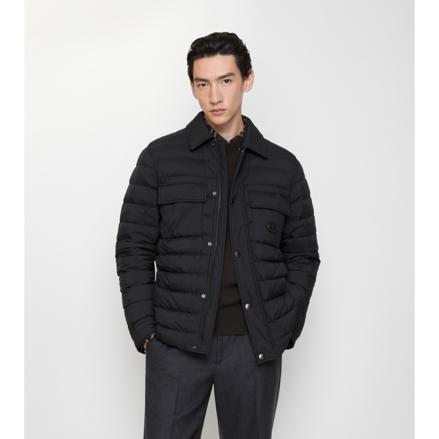 Nylon Padded Overshirt - thumbnail 2