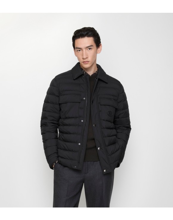 バーバリー オーバー Nylon Padded Overshirt in Black - Men | Burberry® Official