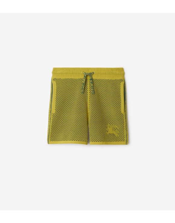 Cotton Nylon Mesh Shorts