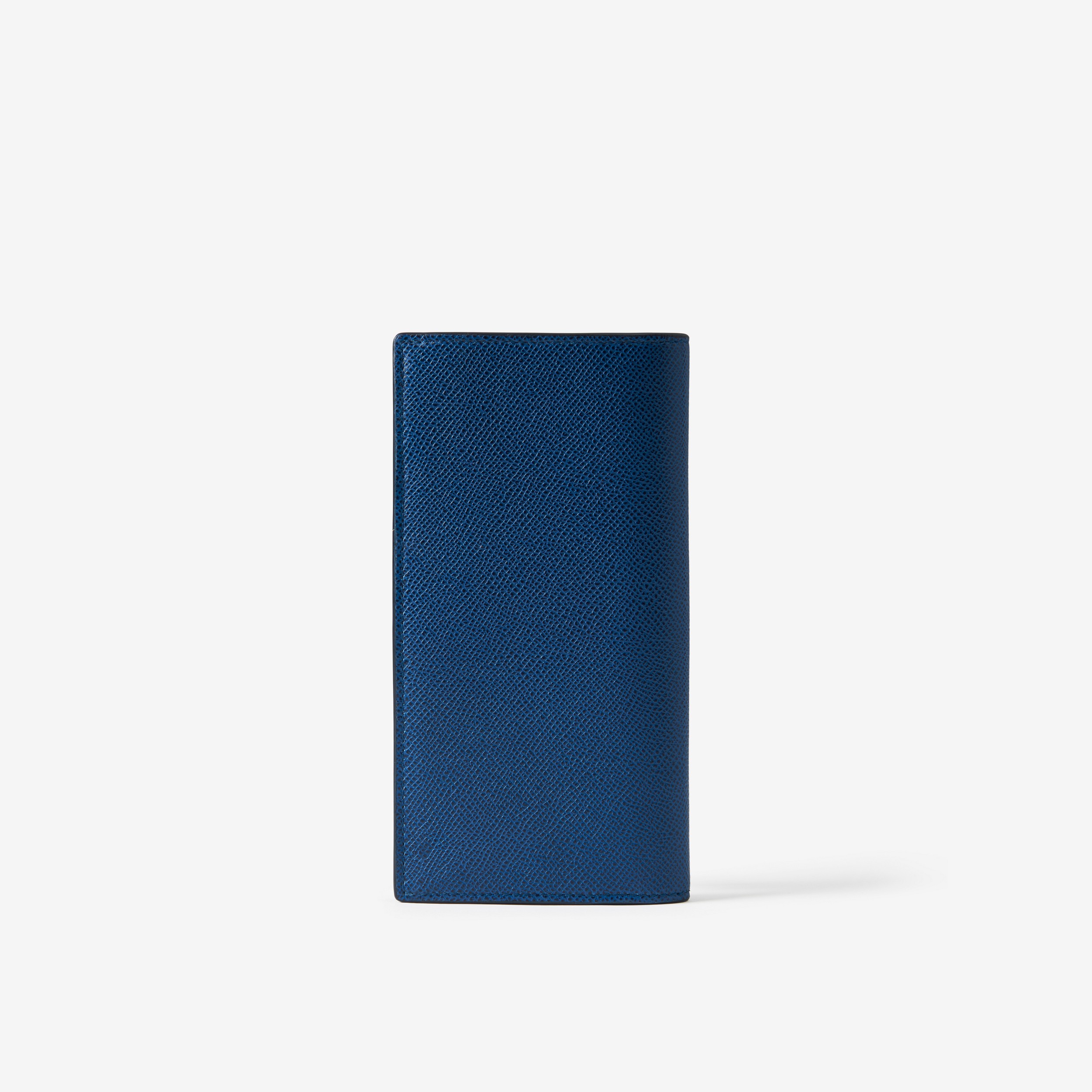 Narbleder-Brieftasche im Kontinentalformat mit Thomas Burberry-Monogramm (Tiefes Marineblau) - Herren | Burberry® - 3
