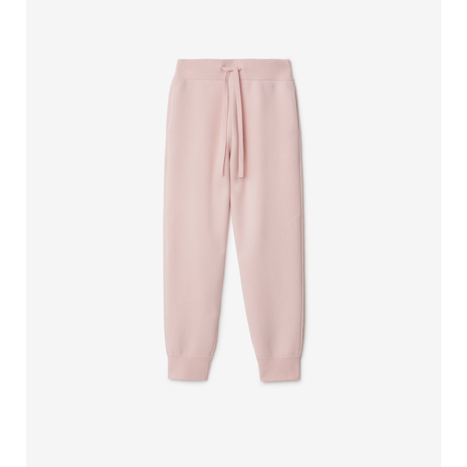Cashmere Blend Jogging Pants in Soft Pink - Women
