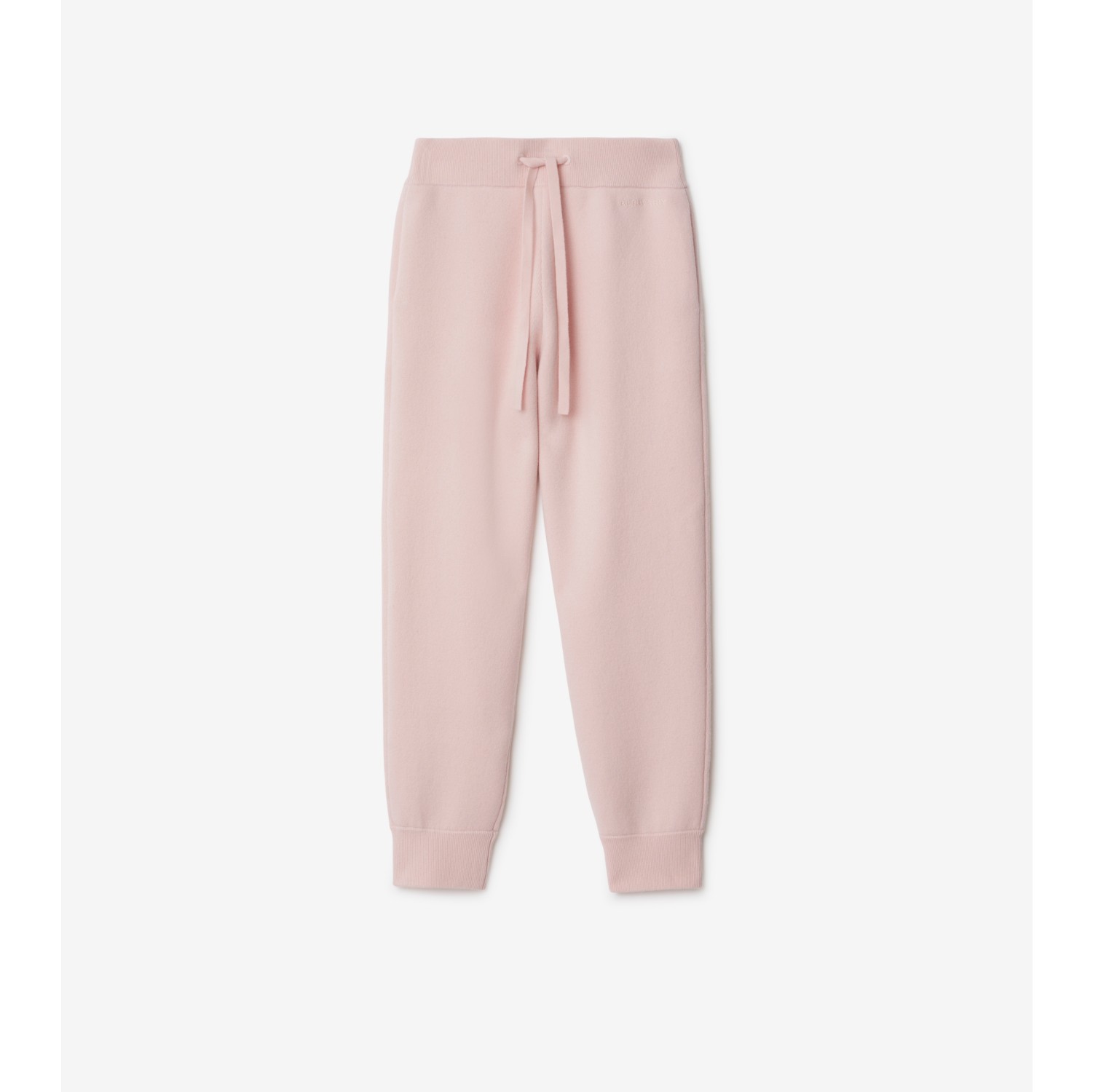 Cashmere Blend Jogging Pants in Soft Pink Women Burberry