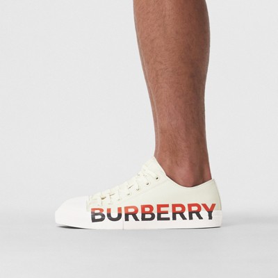 burberry shoes black and red