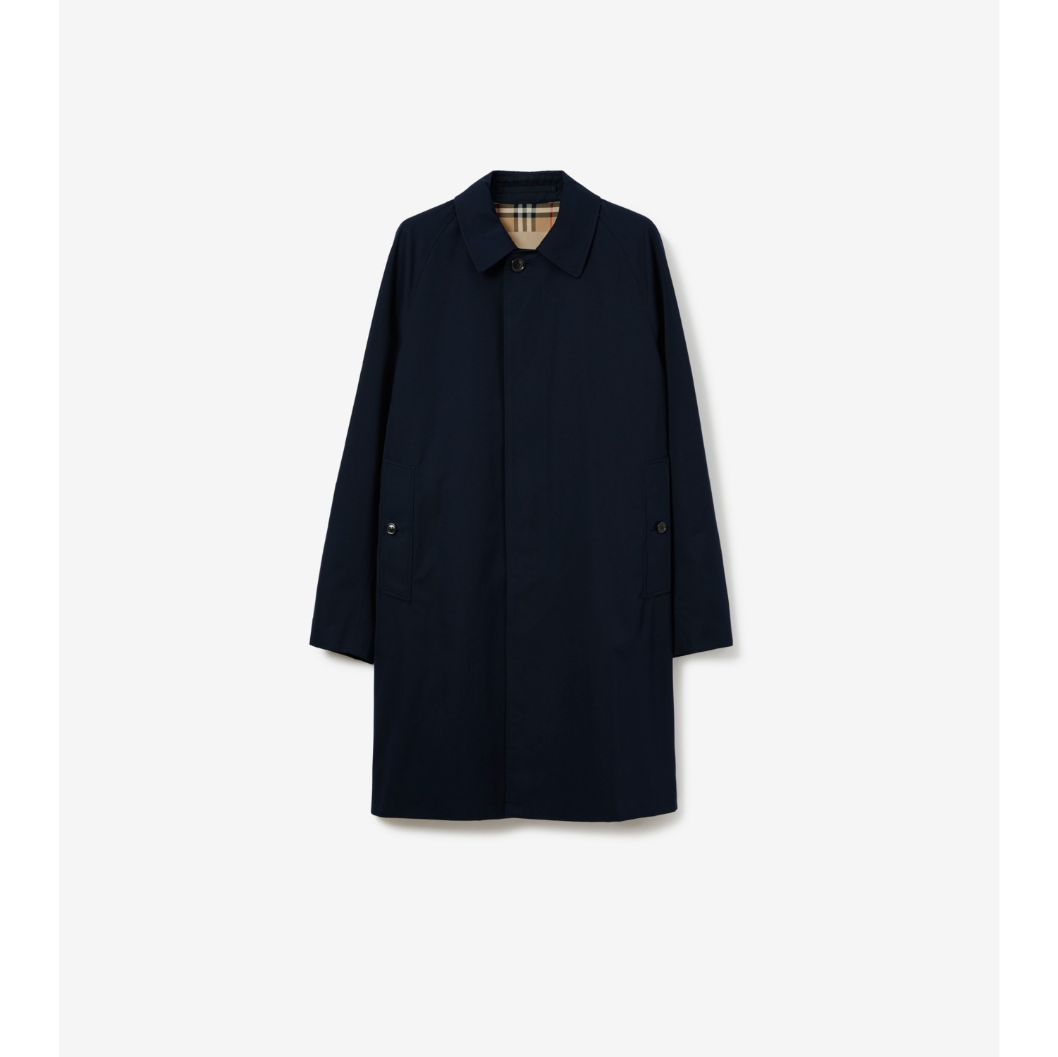 Burberry navy trench coat mens best sale