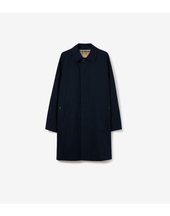 Burberry women's navy trench coat best sale