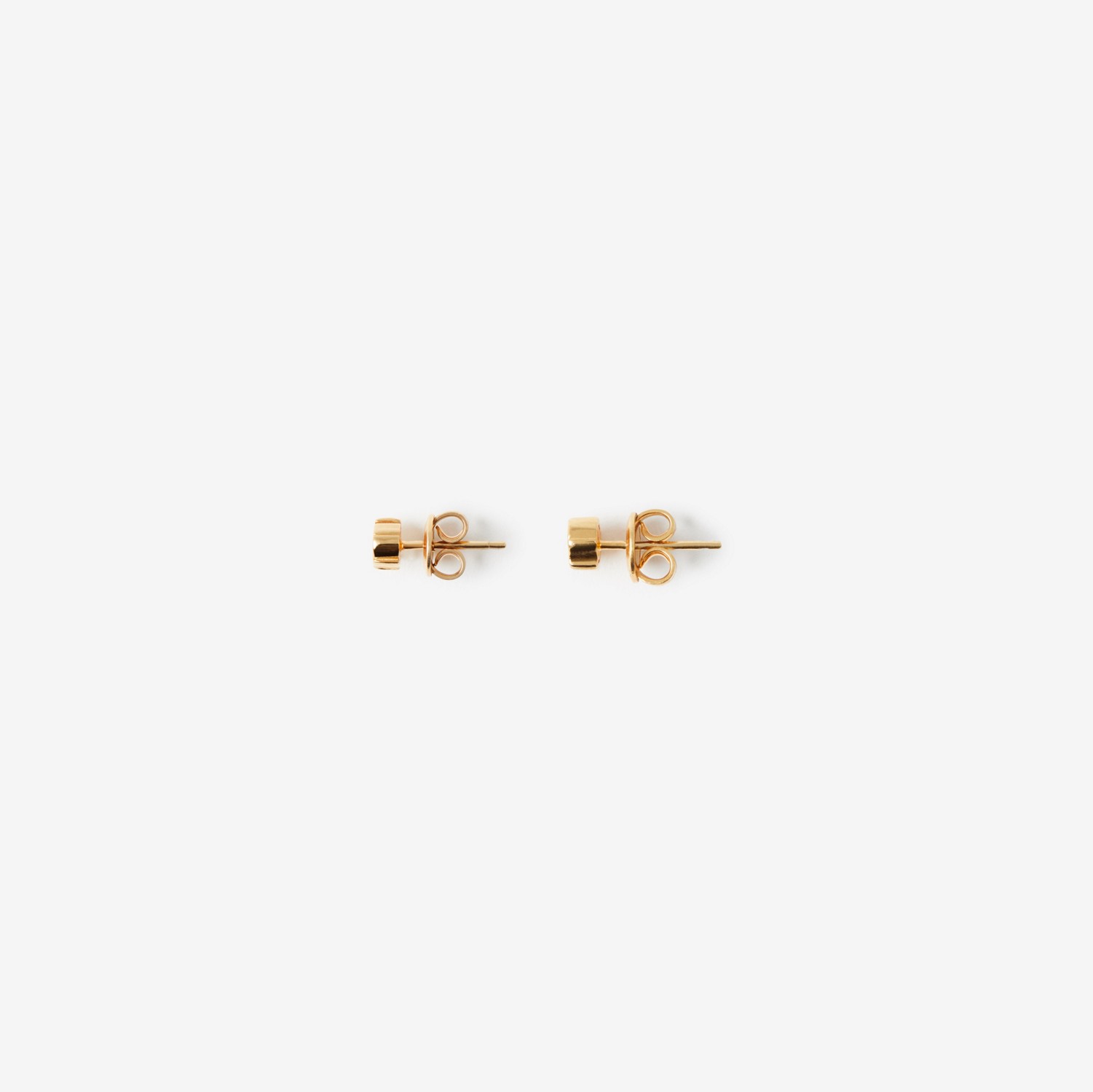 Gold-plated Rose Stud Earrings | Burberry® Official