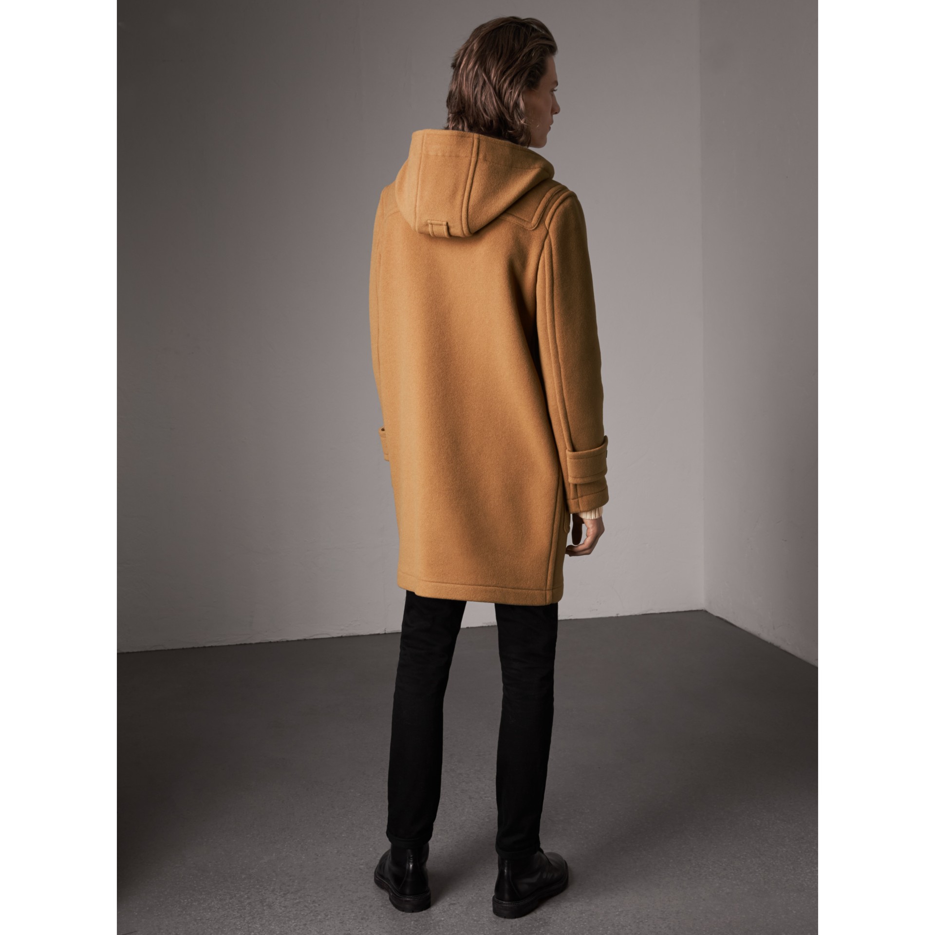 The Greenwich Duffle Coat in Mid Camel Men Burberry United States