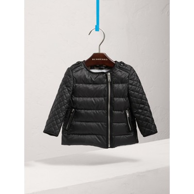 burberry jacket kids silver