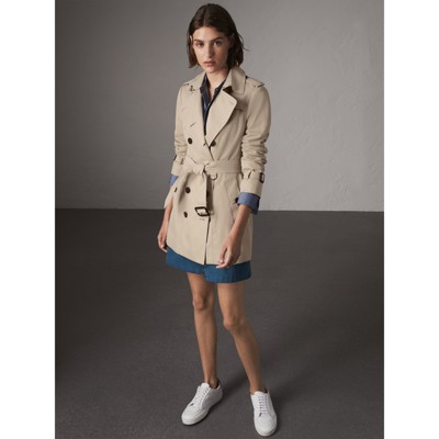 burberry short trench