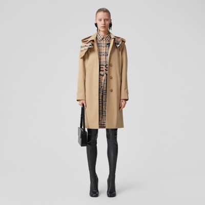 Burberry cotton best sale gabardine car coat